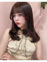 ボタン シブヤ(VOTAN SHIBUYA) ラベンダー/グレージュ/韓国ヘア/渋谷/レイヤー/顔まわり