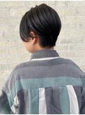 艶感グラデーションカット！/メンズライク/アッシュブラック