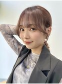 結んで小顔になる前髪/顔まわり/サイドバング/韓国/谷町四丁目