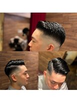 バルビエレ銀座(BARBIERE GINZA)&nbsp;サイドパートスタイル