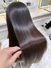 【日頃のお手入れ簡単に◎】似合わせカット＋髪質改善美髪ストレート￥15,000