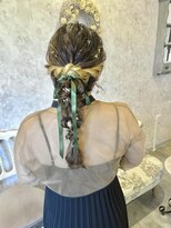 ディーヴァヘアーエズ(DIVA hair Eze)&nbsp;【kotone】お呼ばれヘア＊編みおろしアレンジ