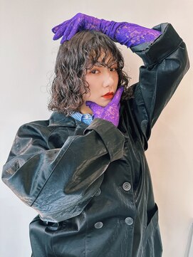 ホロ(hollo) マッシュプードルパーマ ショートウルフパーマ