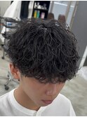 熊本メンズサロン 波巻きパーマ 波巻きスパイラル MEN'S HAIR