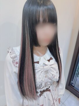 ルグランシャトー(Le grand chateau) シールエクステでインナーカラー♪