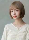 韓国レイヤー顔周りカット透明感カラー髪質改善艶髪シースルー