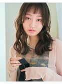 オン眉リッジウェーブココアブラウン