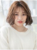 フレンチカジュアル韓国風こなれボブパーマh4越谷20代30代40代