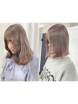 さりげないインナーカラーが可愛い！顔まわりの雰囲気を変えたい方におすすめ◎