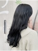 ブルーブラック黒髪カラー