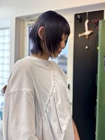 アラレ(ARARE)&nbsp;ダークバイオレット×レイヤーボブ