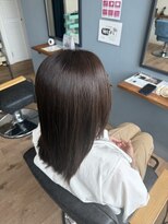 レアレア ヘアアンドライフ(LeaLea)&nbsp;着物ヘア/大人ガーリー/ダークアッシュ/似合わせカット/伊丹