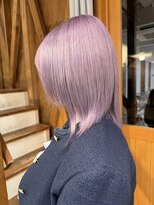 マニア(mania.)&nbsp;ラベンダーシルバーパープルグレージュホワイトハッシュレイヤー