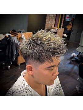 【金メッシュジェットモヒカン】