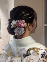 アド(ad)&nbsp;低めゆるふわシニヨン