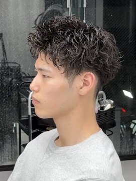 ゴート(GOATO) スパイキーショート ランダムパーマ 鹿児島メンズ