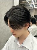 ニュアンスパーマ/センターパート/マッシュ/カルマパーマ/メンズ