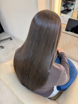 アームス リレーション(Arms Relation) 髪質改善/グレージュ/ベージュ/ツヤ/ロングヘア