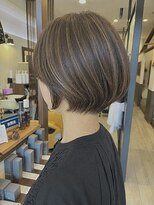リム(RiM...)&nbsp;ショートボブ　ナチュラルハイライト