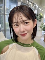 メゾンアクア 表参道(Maison ACQUA)&nbsp;切りっぱなしボブレイヤーボブ似合わせ小顔前髪縮毛矯正/表参道