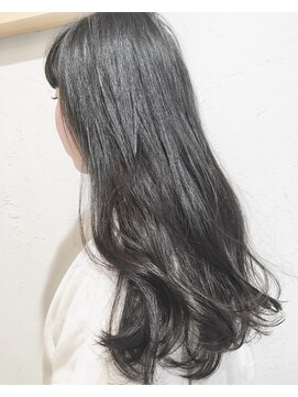 ヘアーアンドアトリエ マール(Hair&Atelier Marl) 【Marl外国人風カラー】ダークグレージュのふんわりロング