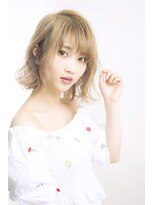 ハナブサ 田上店(HANABUSA)&nbsp;【岡田芽紅美　HANABUSA】透明感×外国人風☆上質ハイトーン