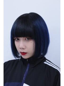 クリーン ヘアデザイン(CLLN hair Design) 【CLLN】ダークグレー×ナイトブルー