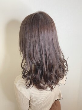 ブリーチ無し ラベンダーベージュカラー アッシュ 肌馴染み L ロイ Roy のヘアカタログ ホットペッパービューティー