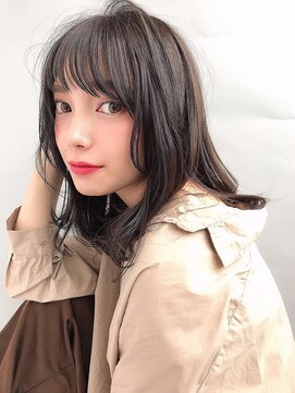 ロンドローズ 名古屋(Lond damaskRose) 【Lond damaskRose】津田稜也 目ヂカラup前髪グレージュカラー