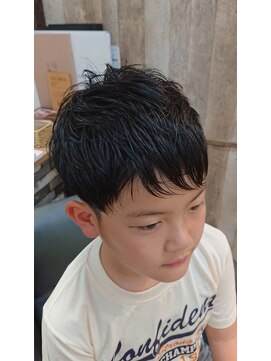 美容室あん 久我店 ツーブロックマッシュウルフ
