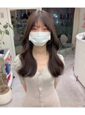 韓国ヘア/ワンホンヘア/くびれヘア