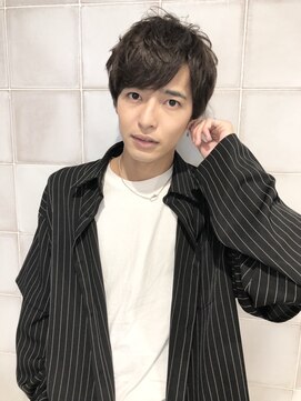 アフロディーテ 銀座(APHRODITE GINZA) スパイキーショート/ブルーブラック/フェザーパーマ/銀座