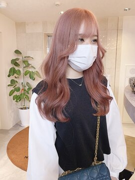 ソワンドブレスセルン 心斎橋(soin de brace cerne) シアーピンク×韓国っぽスタイル