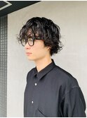 くるくるパーマ×ミニボブ