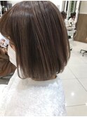 白髪ぼかしハイライト