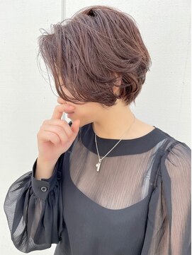 ルーファス 恵比寿 渋谷(Ruufus) 30代40代50代大人かわいい丸みショートボブ【Ruufus恵比寿渋谷】