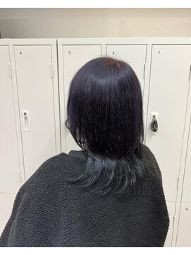 コレット 大宮(collet) パープル×ブラック　appri大宮　矢島