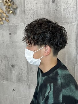 ビスポーク(BESPOKE) 無造作マッシュメンズショート☆ツーブロックツイスパ