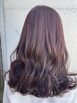 アチーブリス(achieve Liss) ゆるふわウェーブロング 暖色ナチュラルピンクブラウン