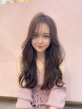 シーシンジュク 新宿南口(Sea shinjuku) 大人ガーリー/前髪/顔周りレイヤー×ブリーチなし韓国ヘア[新宿]