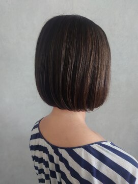 アニュー ヘア アンド ケア(a New hair&care) 20代30代40代ストレートボブリップラインラベンダーベージュ