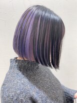 ヘアーワークス ボナ(HAIR WORKS bona.)&nbsp;似合わせカット×髪質改善ケア【ダブルカラーパープル】