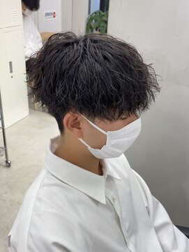 フィフス 栄(fifth) ツイストスパイラルメンズマッシュツーブロック束感メンズパーマ