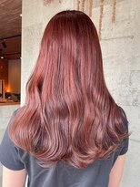 ミルヘアデザイン(mil hair design)&nbsp;ダブルカラーピンクベージュピンクブラウンカラーレイヤーカット