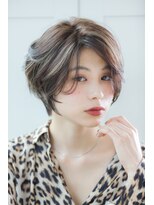 ラウンジ(Lounge) 【Lounge】クール×ナチュラルショートボブ◎30代40代50代