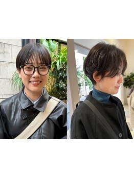 ショート＝女っぽさはもう当たり前。小顔も女っぽさも自分らしさも手に入れるなら断然Naryのショートヘア。