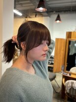 クエント(cuento) 韓国顔まわりカット/顔周り/ワイドバング