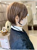 大人美人ショート 脱白髪染め