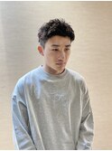 ショートピンパーマ