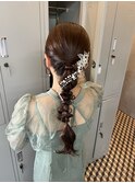結婚式ヘアセット